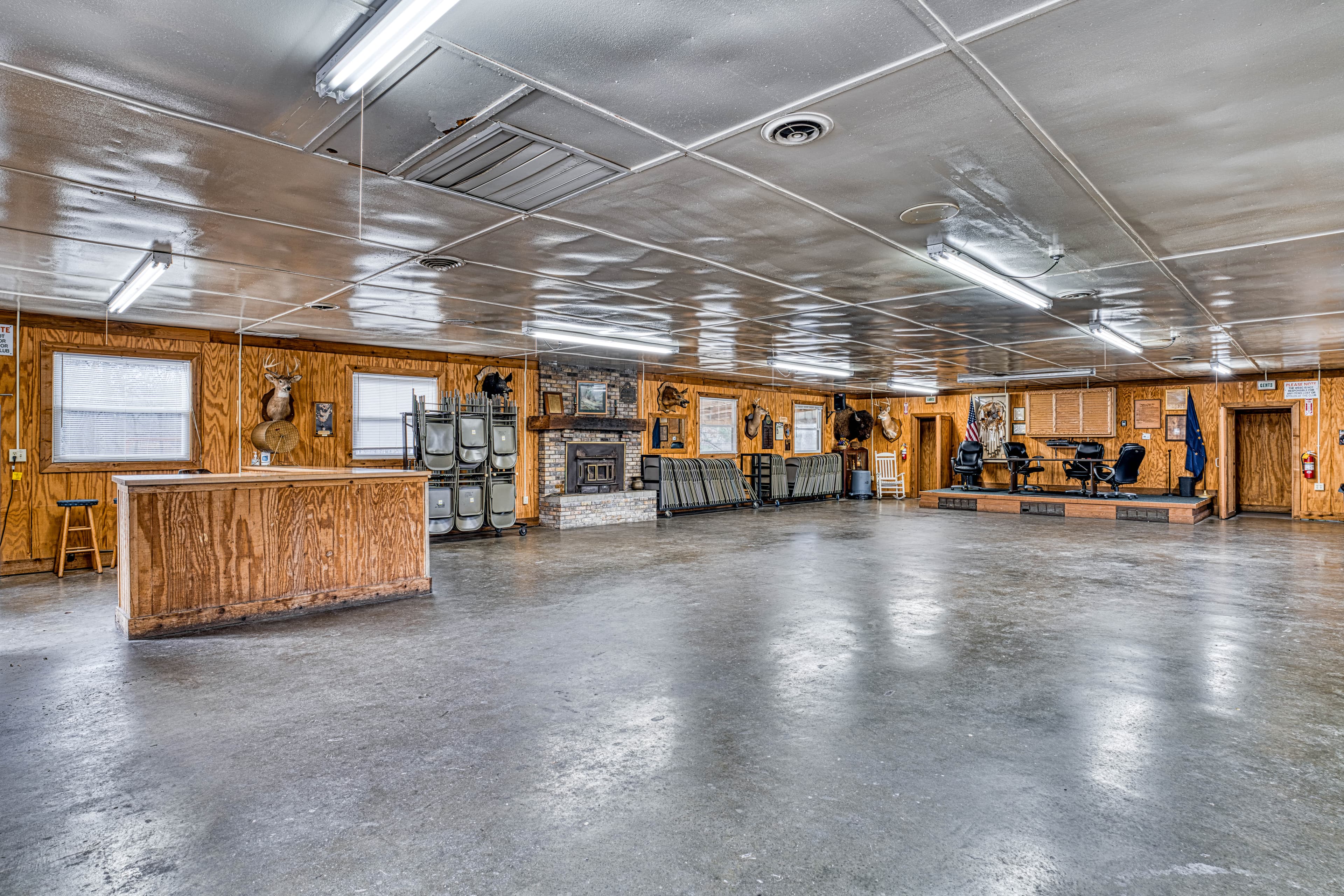 Inside the clubhouse