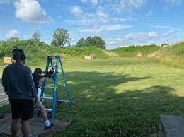 Rifle range firing line
